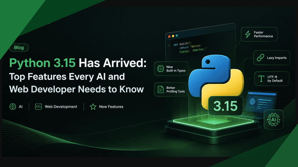 Python 3.15 Has Arrived: Top Features Every AI and Web Developer Needs to Know
